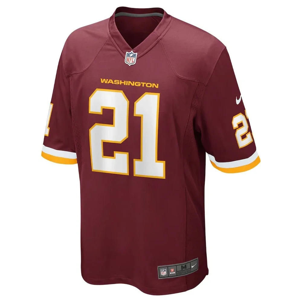 Nike NFL Washington Football Team Sean Taylor 21 Game Jersey Burgundy Large